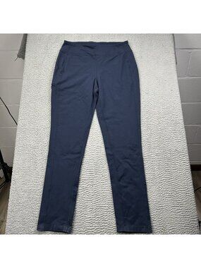 Duluth Trading Noga Classic Slim Leg Pants Leggings Size Medium Blue